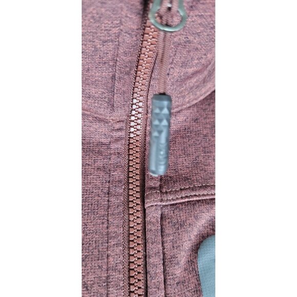 The North Face Mens Large Textured Cap Rock 1/4 Zip Fleece Pullover Burgandy - Picture 3 of 13